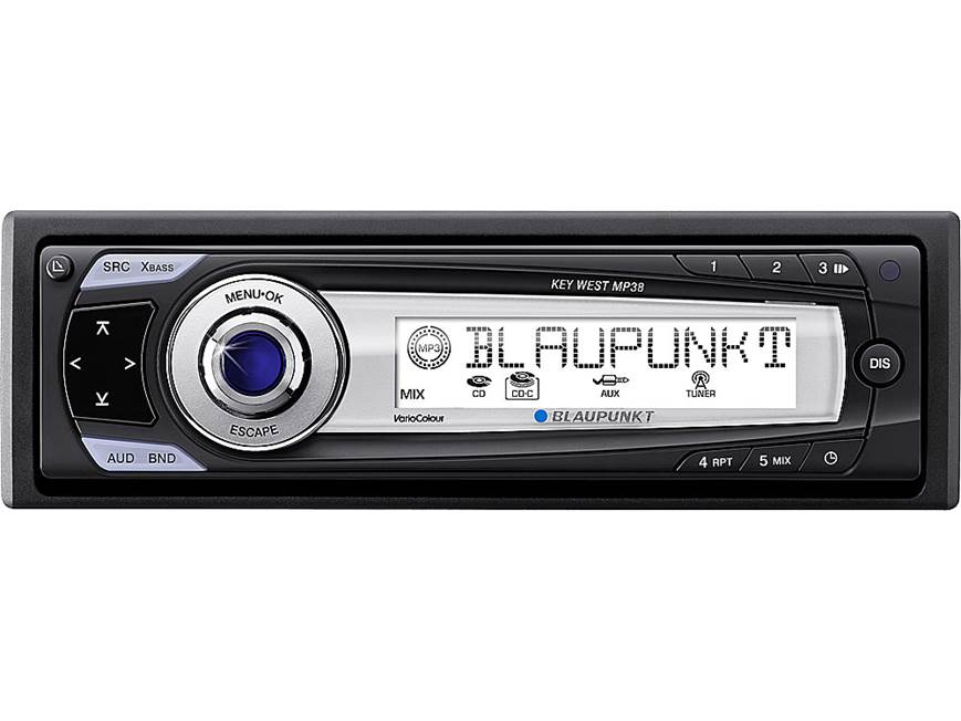 Blaupunkt Key West MP38 CD receiver at Crutchfield