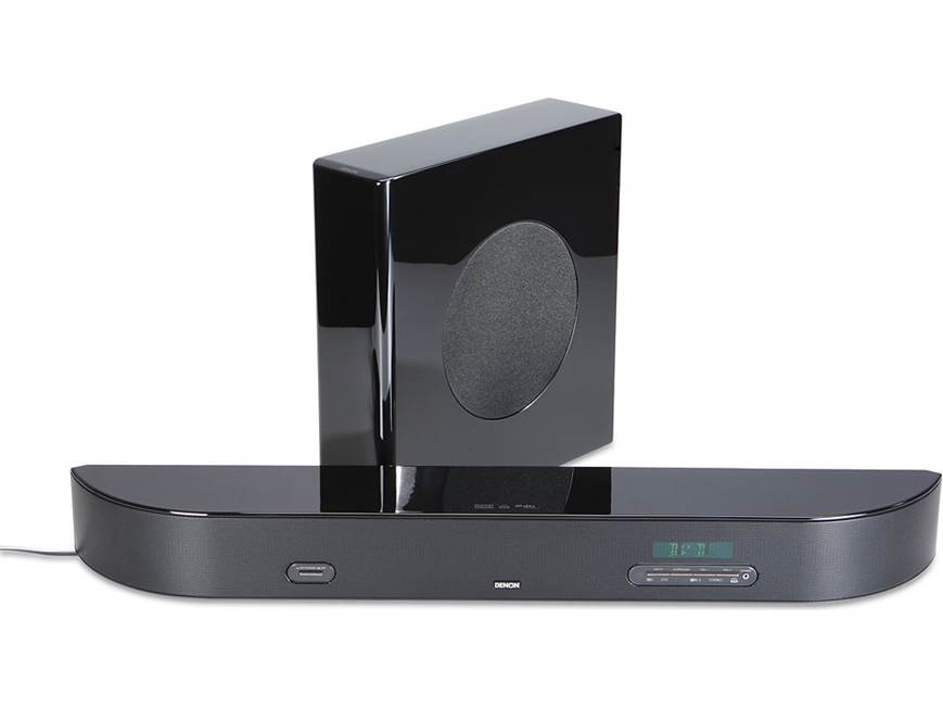 DENON サウンドバー DHT-FS1 デノン、AVラックと一体化するフロントサランドシステム
