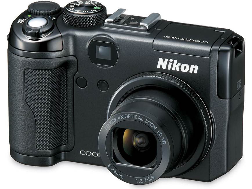 Nikon Coolpix P6000 13.5-megapixel digital camera with 4X optical
