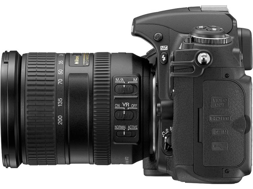 Nikon D300 Kit 12.3-megapixel digital SLR camera with 18-200mm