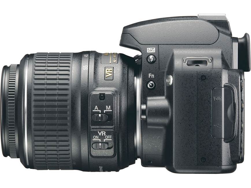 Nikon D60 2-Lens Kit 10.2-megapixel digital SLR camera with 18