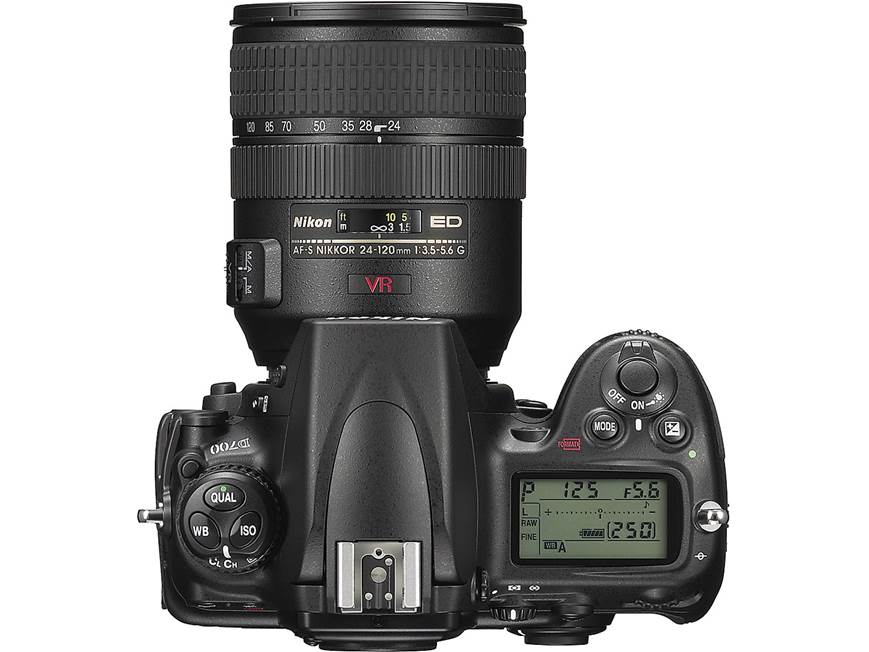 Nikon D700 Kit 12.1-megapixel digital SLR camera with 24-120mm VR