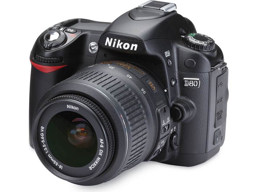 Nikon D80 Kit 10.2-megapixel digital SLR camera with 18-55mm image
