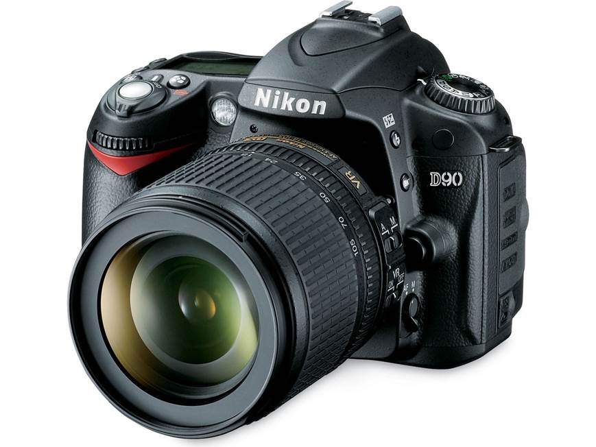 Nikon D90 Kit 12.3-megapixel digital SLR camera with 18-105mm zoom