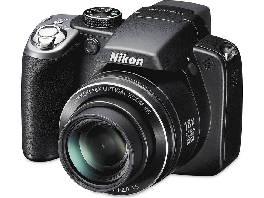 Nikon Coolpix P80 10.1-megapixel digital camera with 18X optical