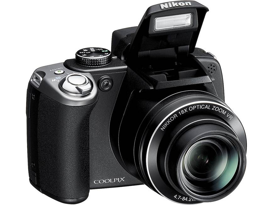 Nikon Coolpix P80 10.1-megapixel digital camera with 18X optical