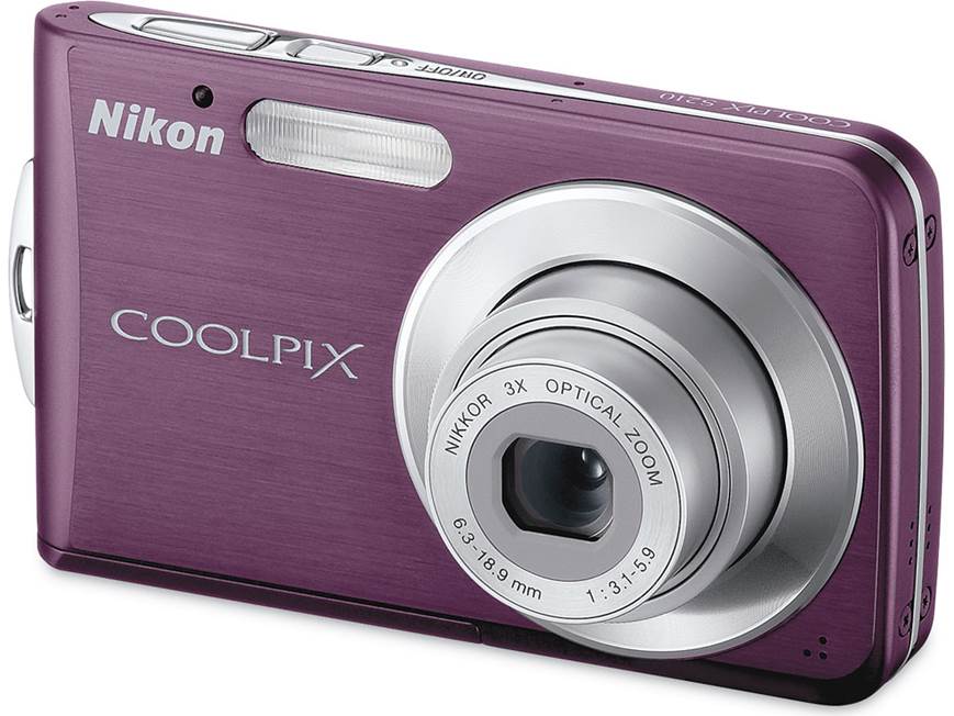 Nikon Coolpix S210 (Blue) 8-megapixel digital camera with 3X