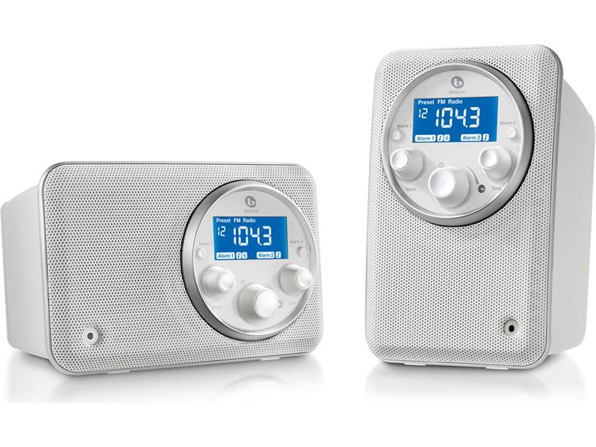 Boston Acoustics® Horizon Solo (Mist) AM/FM radio with digital 