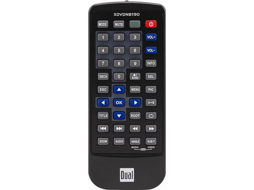 Dual XDVDN8190 Navigation receiver at Crutchfield