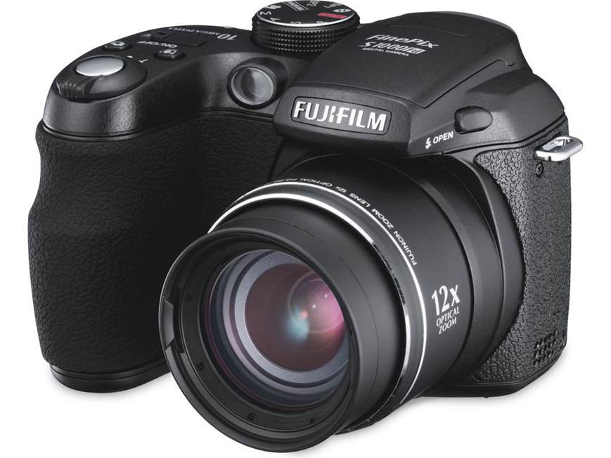 Fujifilm FinePix S1000fd 10-megapixel digital camera with 12X