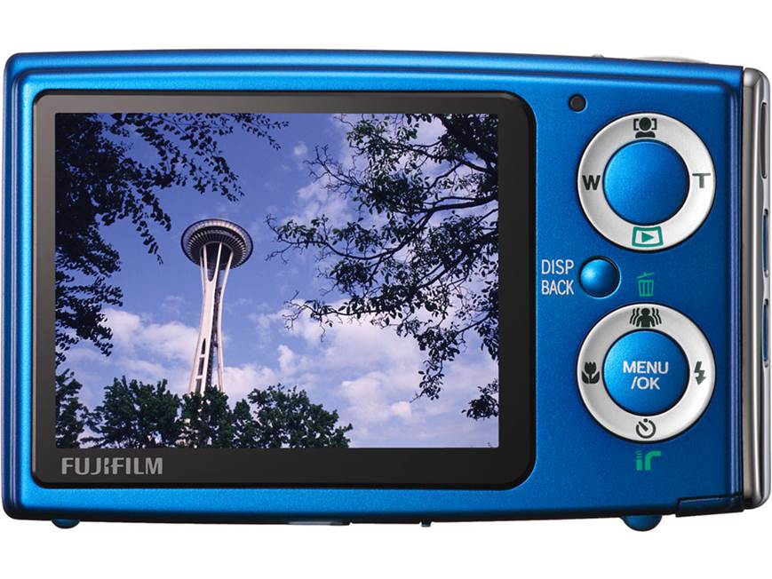 Fujifilm FinePix Z20fd (Blue) 10-megapixel digital camera with 3X