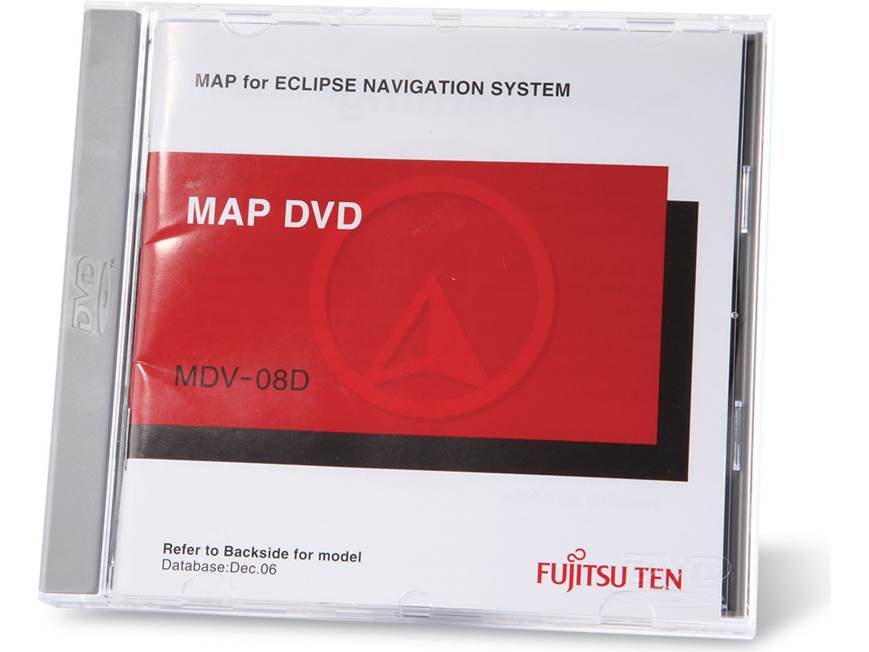 Eclipse 2008 Map Update Disc Navigation map updates for select