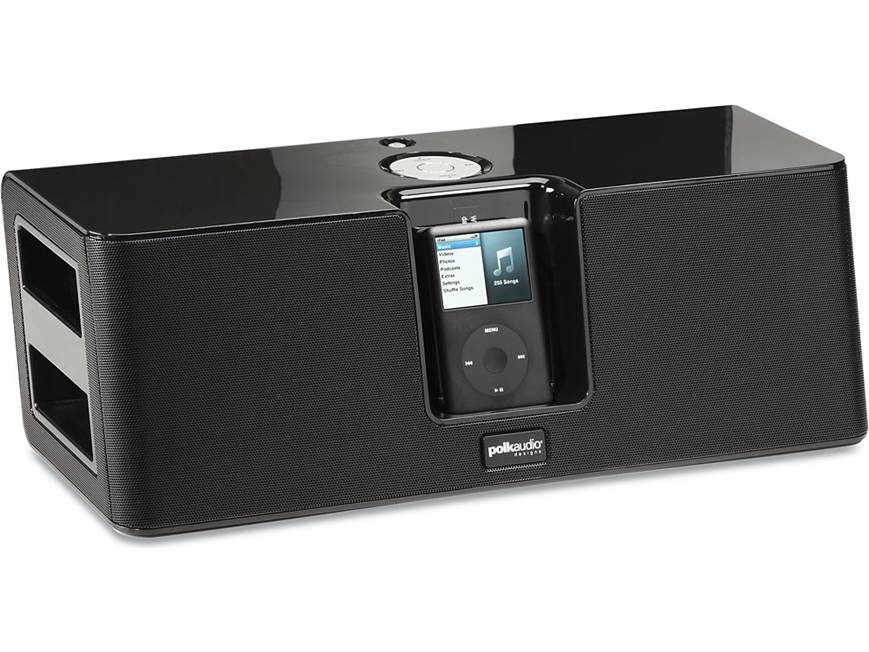 Polk Audio miDock Studio (Black) Portable audio system for iPod