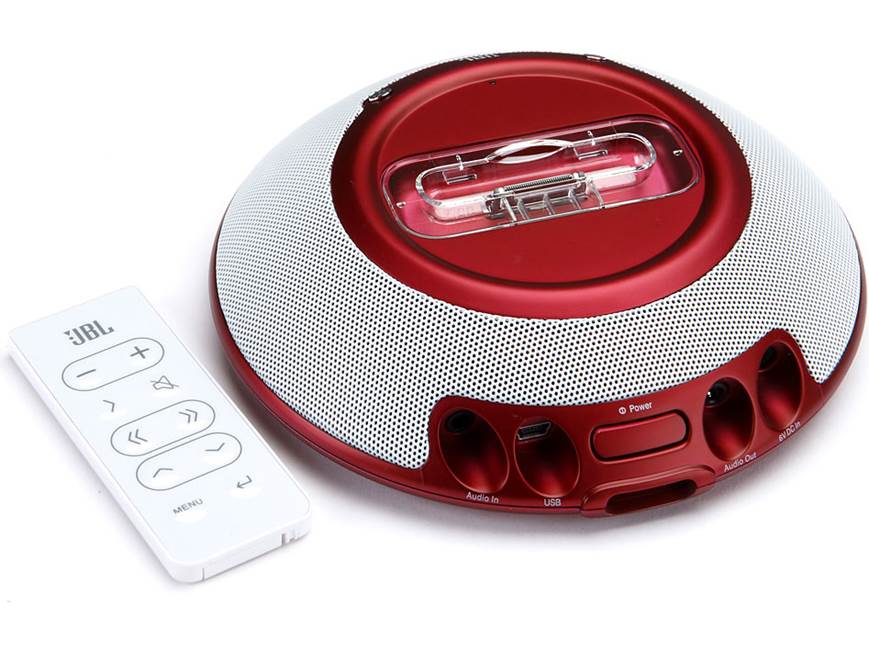 iPod 30GB + JBL on station すぐ聴けるセット JBL On Stage Micro™ (Aluminum) Powered speaker system for iPod