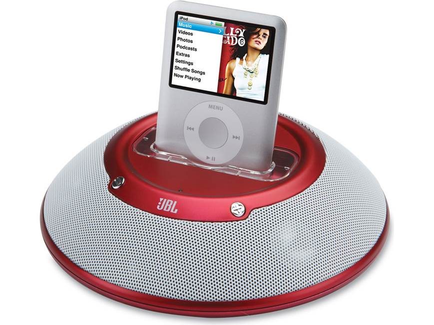 iPod 30GB + JBL on station すぐ聴けるセット JBL On Stage Micro™ (Aluminum) Powered speaker system for iPod