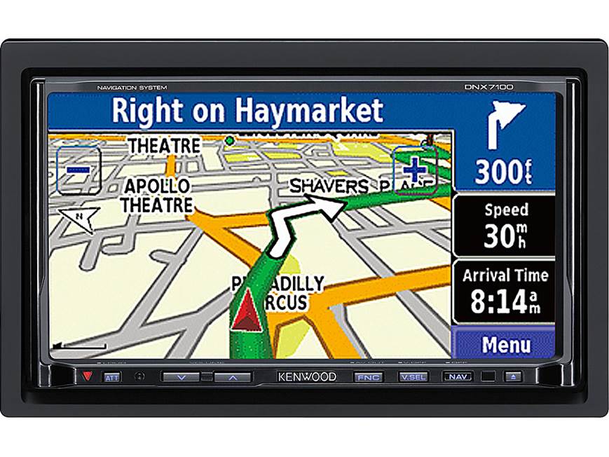 Kenwood DNX7100 DVD navigation receiver at Crutchfield
