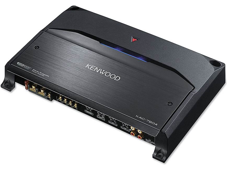 KENWOOD プリメインアンプ ブラック Kenwood KAC-7204 2-channel car amplifier 170 watts RMS x 2 (New