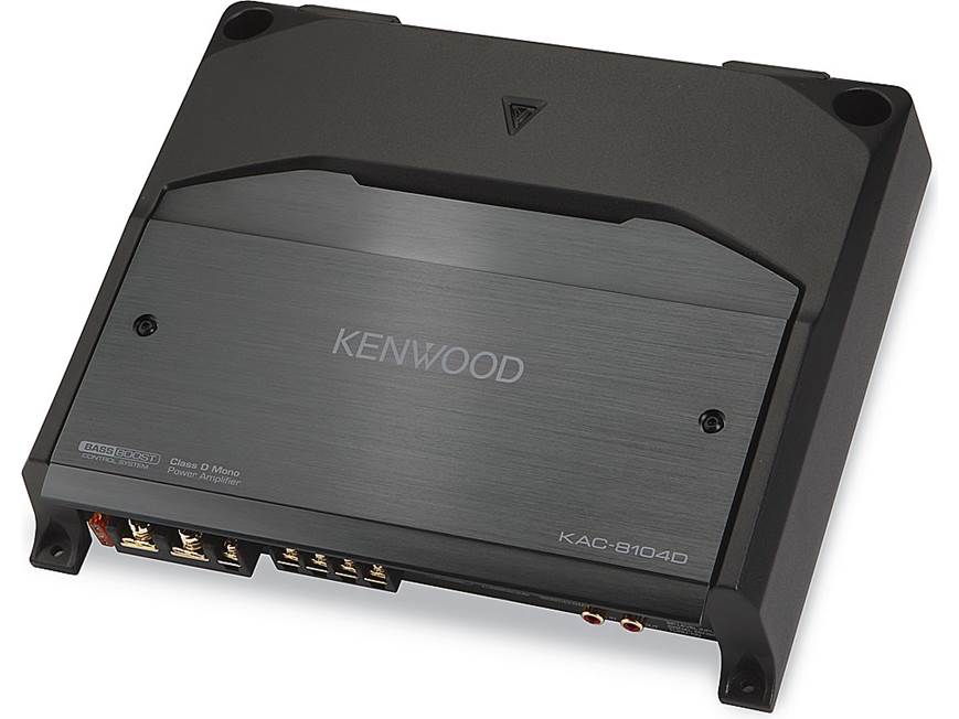 Kenwood KAC-8104D Mono subwoofer amplifier 500 watts RMS x 1 at 2
