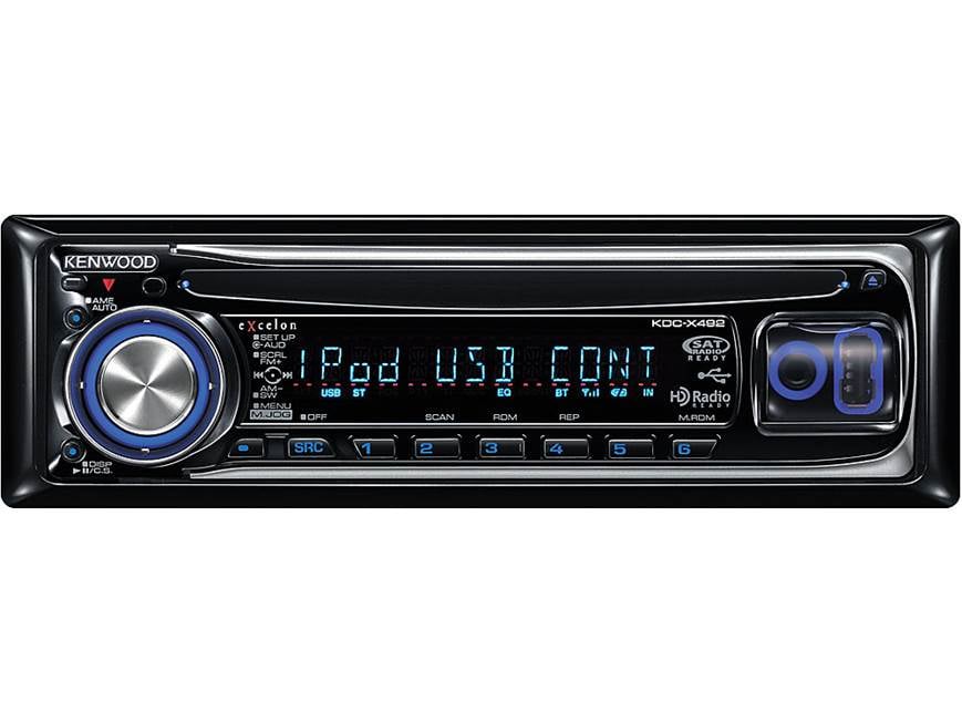Kenwood Excelon KDC-X492 CD receiver (New Stock) at Crutchfield