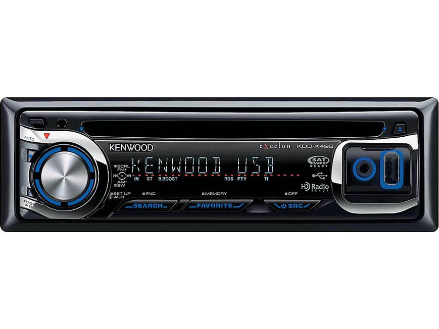 Kenwood Excelon KDC-X493 CD receiver (New Stock) at Crutchfield