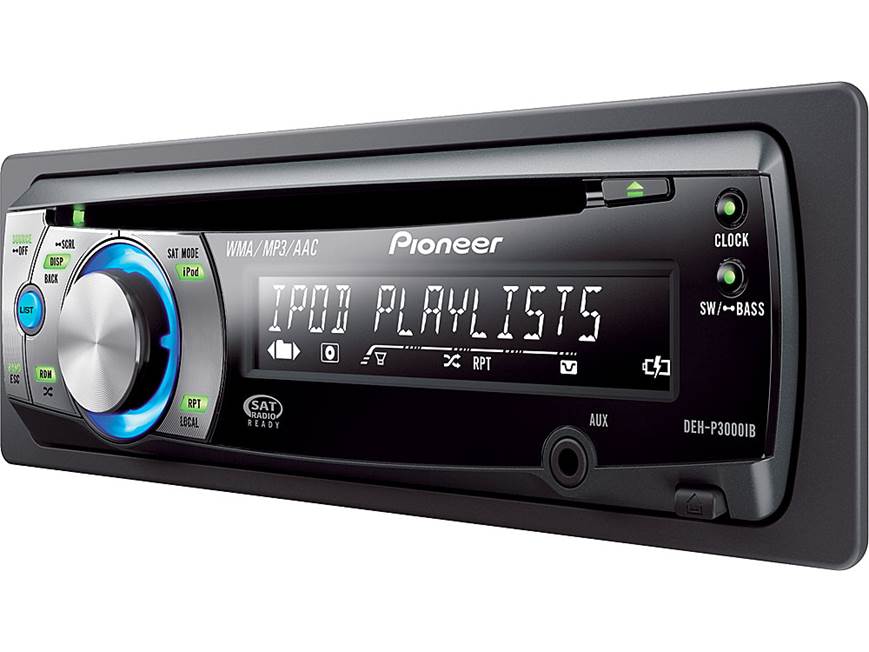Pioneer DEH-P3000IB CD receiver at Crutchfield