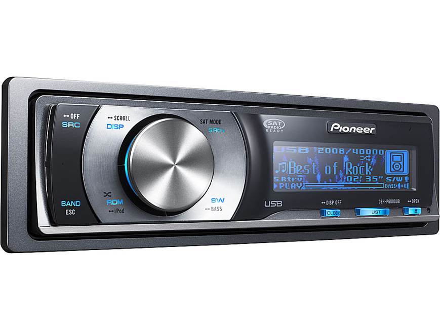 Pioneer DEH-P6000UB CD receiver at Crutchfield