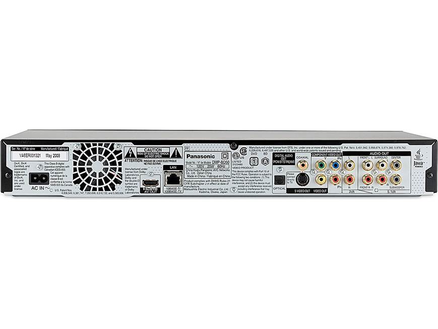 Panasonic DMP-BD50 Blu-ray Disc™ high-definition player at Crutchfield