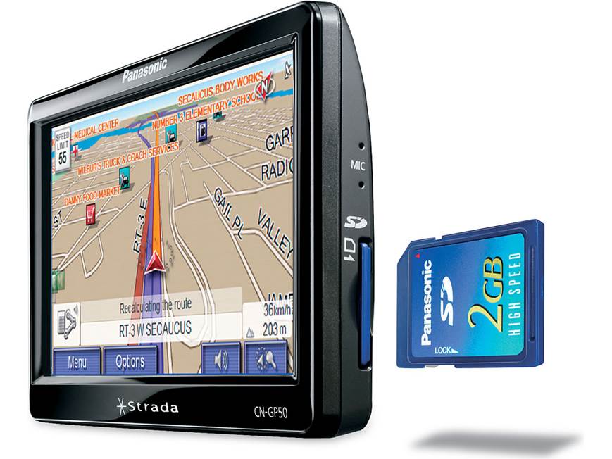 Panasonic Strada CN-GP50U Portable navigator with 5