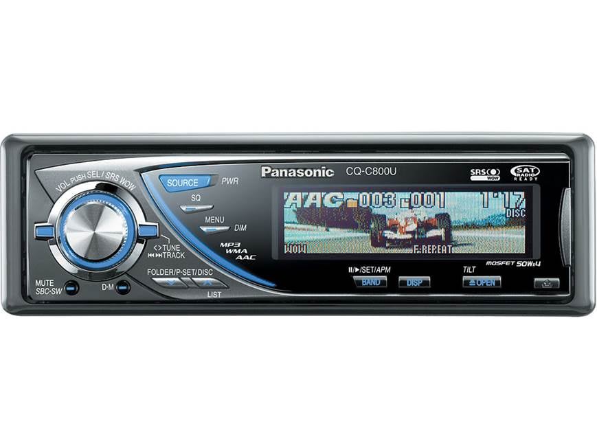 Panasonic CQ-C800U CD receiver at Crutchfield