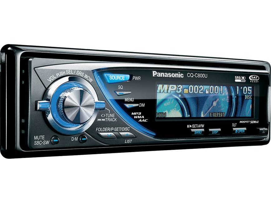 Panasonic CQ-C800U CD receiver at Crutchfield