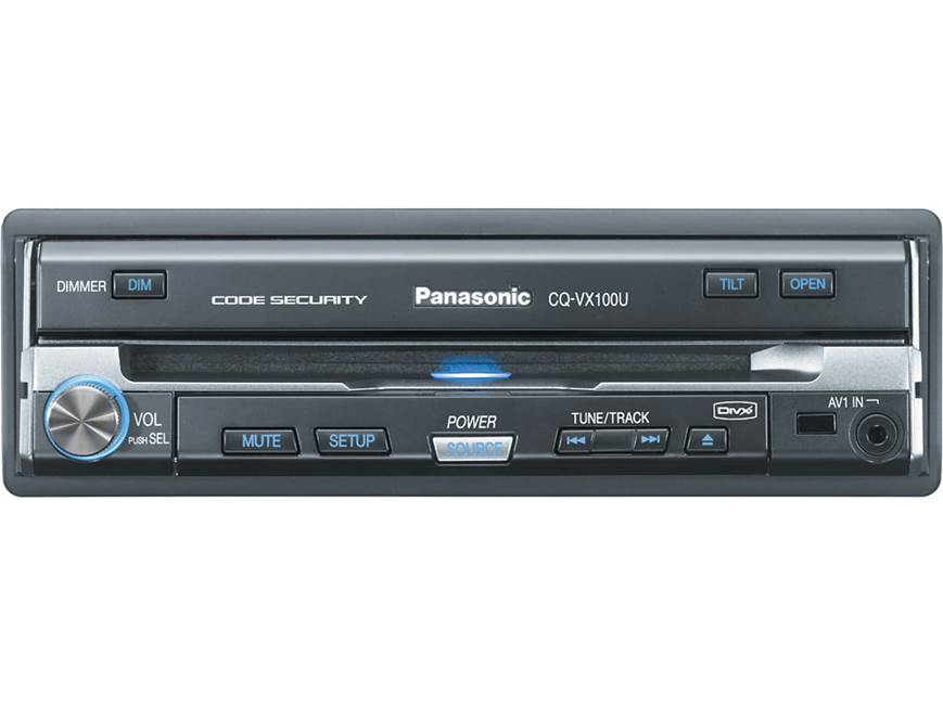Panasonic CQ-VX100U DVD receiver at Crutchfield