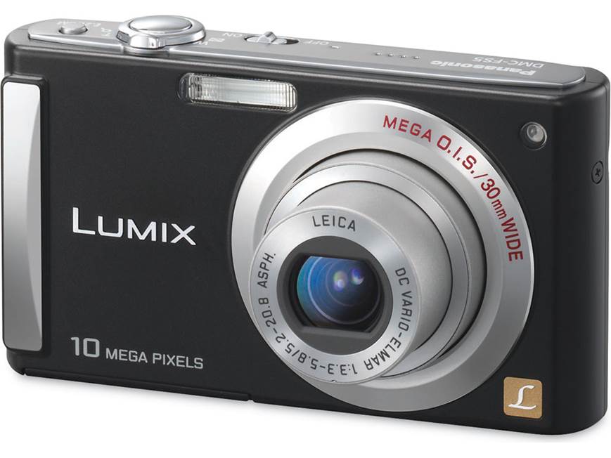 Panasonic Lumix DMC-FS5 (Black) 10.1-megapixel digital camera with