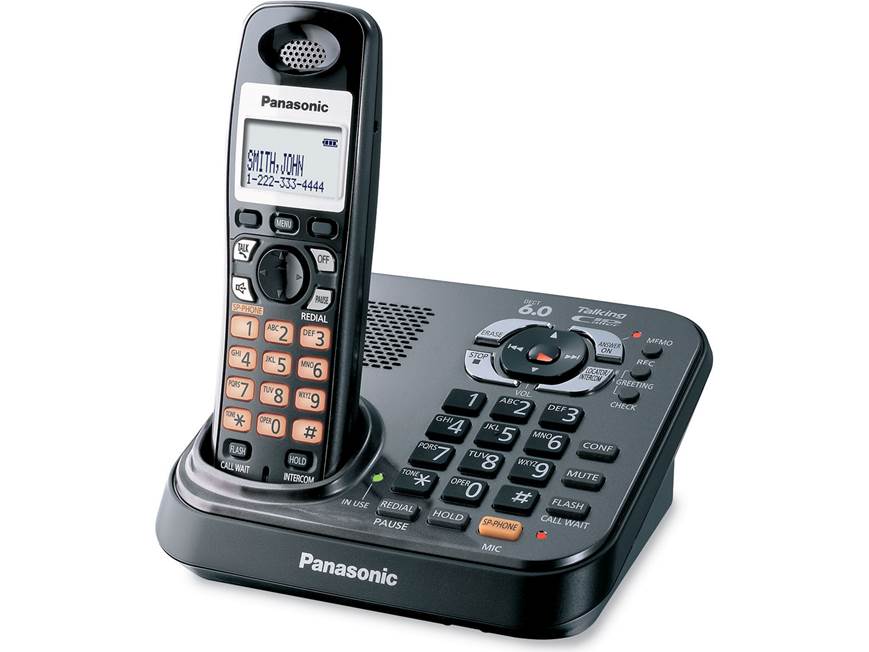 Panasonic KX-TG9341T (Black) DECT expandable cordless phone system