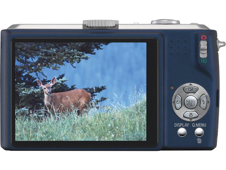 Panasonic Lumix DMC-TZ5 (Blue) 9-megapixel digital camera with 10X