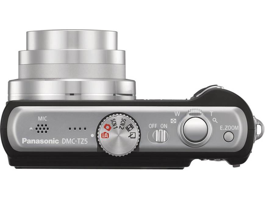 Panasonic Lumix DMC-TZ5 (Black) 9-megapixel digital camera with