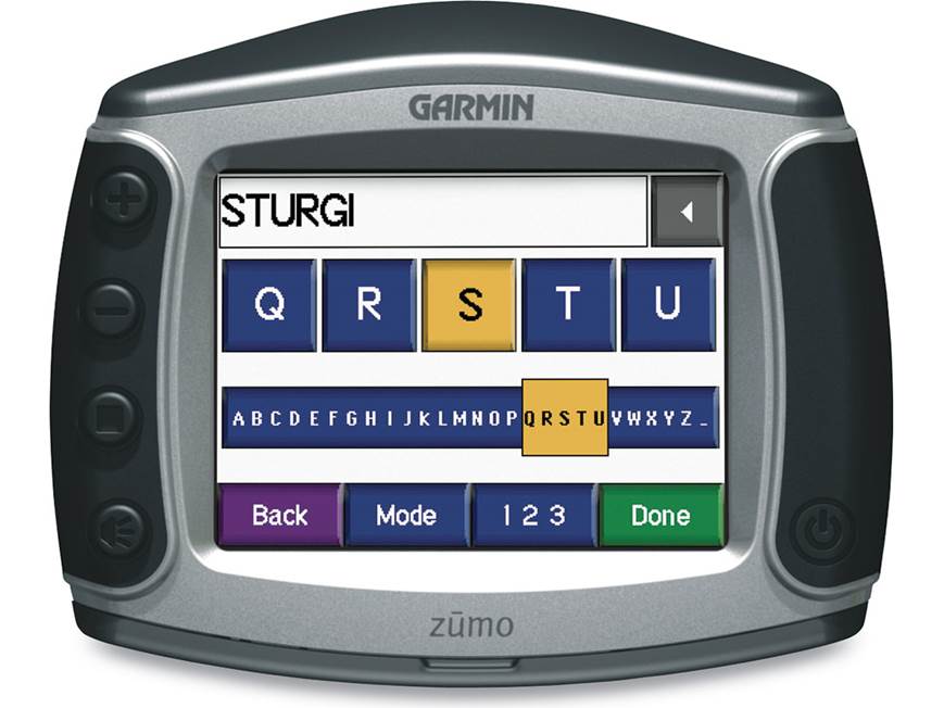 Garmin zumo® 550 Portable motorcycle navigator with Bluetooth® at