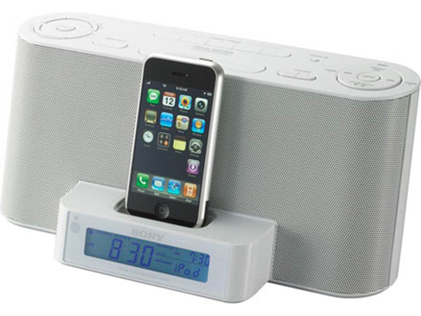 Sony ICF-C1IPMK2 (White) Clock radio with built-in iPod®/iPhone