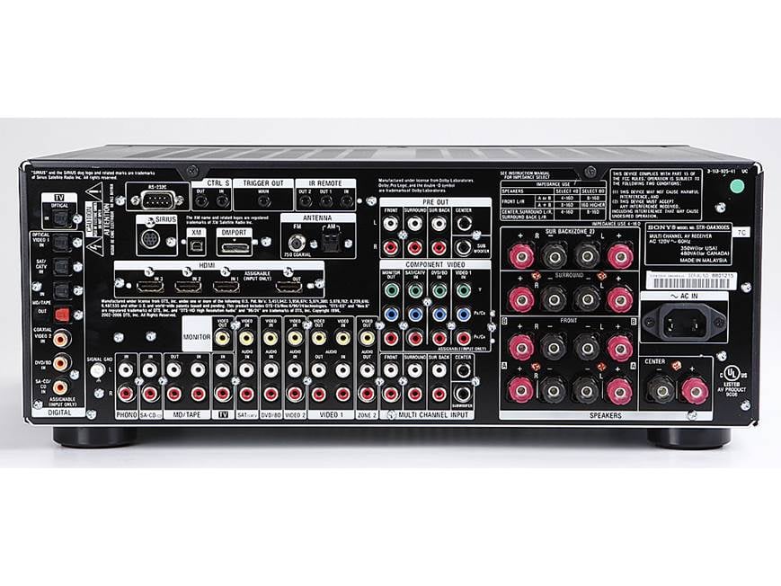 Sony ES STR-DA4300ES Home theater receiver with HDMI switching and
