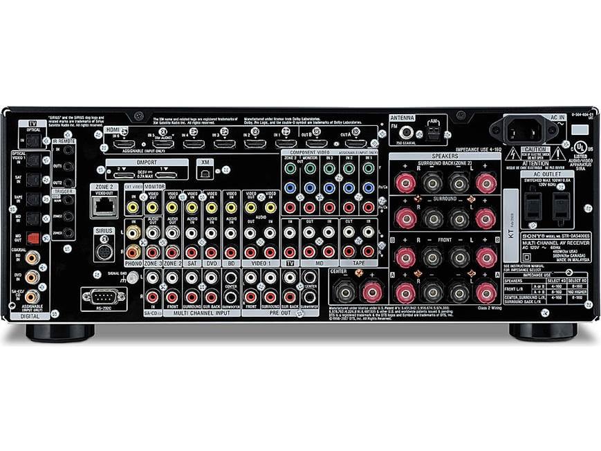 Sony ES STR-DA5400ES Home theater receiver with HDMI switching and