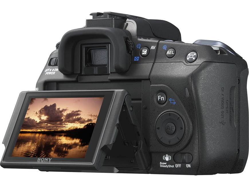 Sony Alpha DSLR-A350 Kit 14.2-megapixel digital SLR camera with 18