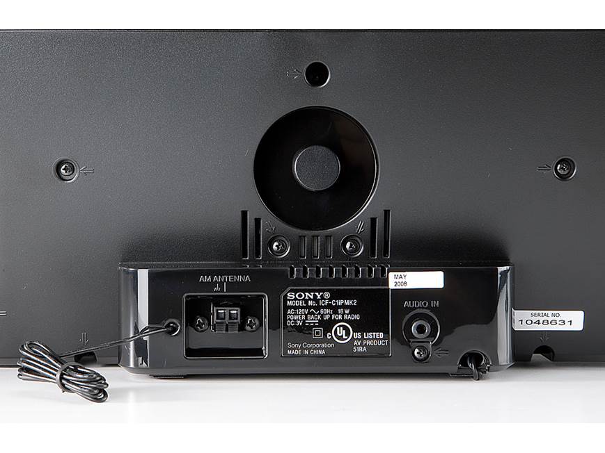 Sony ICF-C1IPMK2 (Black) Clock radio with built-in iPod®/iPhone