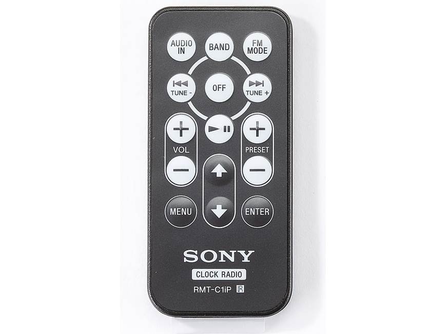 Sony ICF-C1IPMK2 (Black) Clock radio with built-in iPod®/iPhone