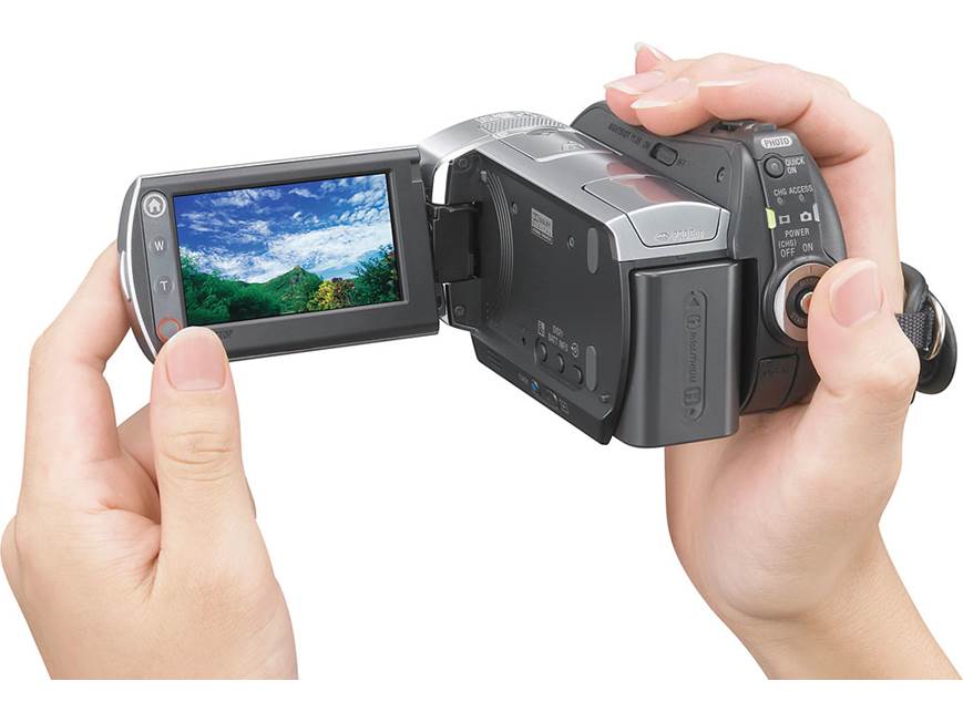 Sony DCR-SR85 60GB hard drive camcorder at Crutchfield