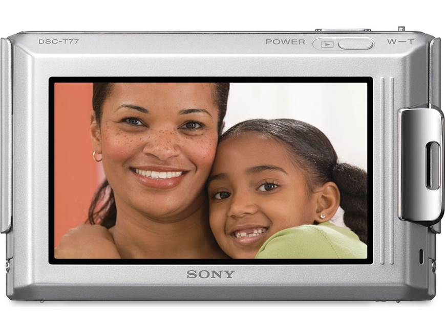 Sony Cyber-shot® DSC-T77 (Silver) 10.1-megapixel digital camera