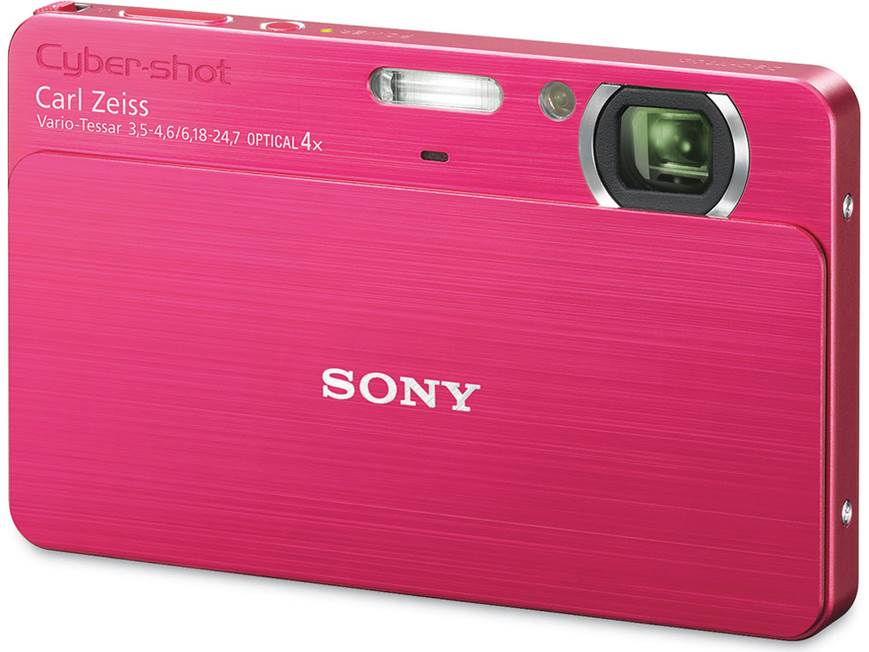 Sony Cyber-shot® DSC-T700 (Red) 10.1-megapixel digital camera with