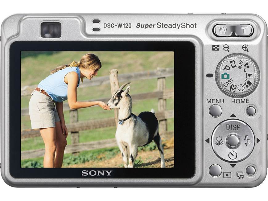 Sony Cyber-shot DSC-W120 (Silver) 7.2-megapixel digital camera