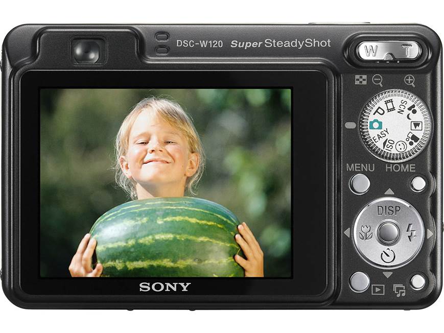 Sony Cyber-shot DSC-W120 (Silver) 7.2-megapixel digital camera