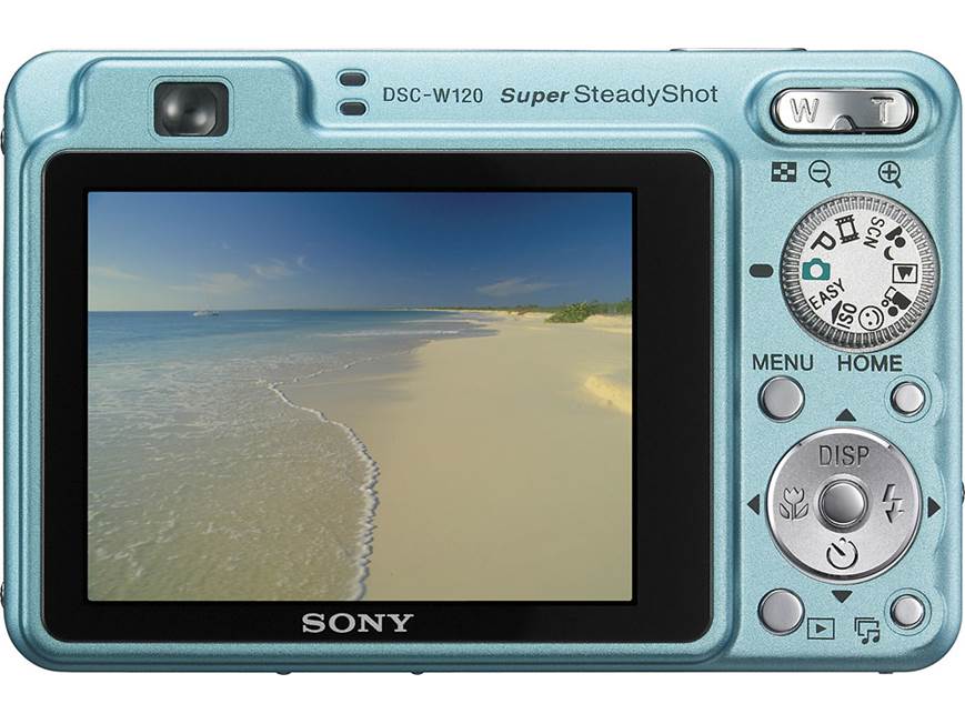 Sony Cyber-shot DSC-W120 (Silver) 7.2-megapixel digital camera