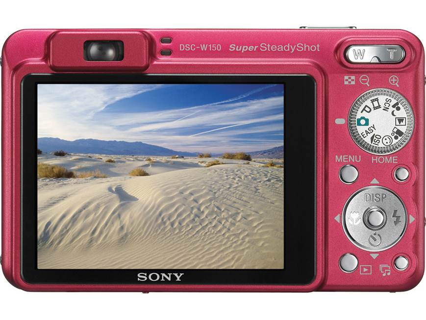Sony Cyber-shot DSC-W150 (Red) 8.1-megapixel digital camera with
