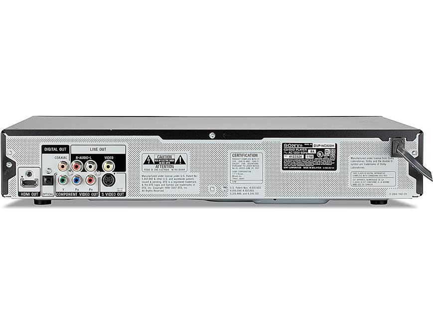 Sony DVP-NC800H (Black) 5-disc DVD/CD changer with digital video